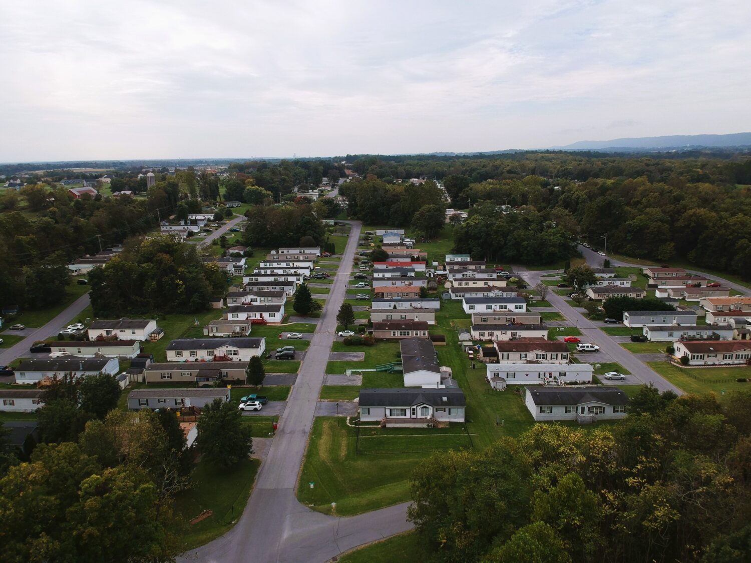 Rocky Glen community with new roads