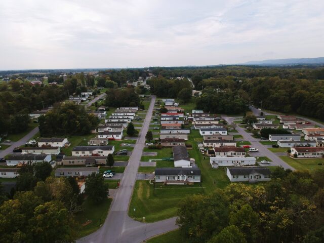 Rocky Glen community with new roads