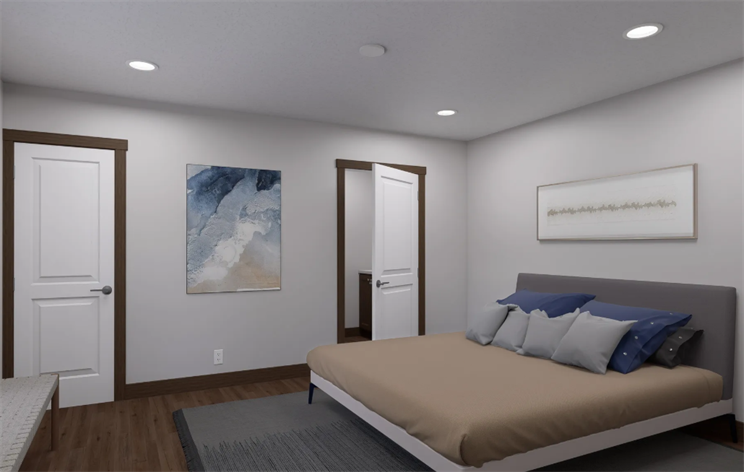 Apple Creek Mobile Home Community interior of model home for sale