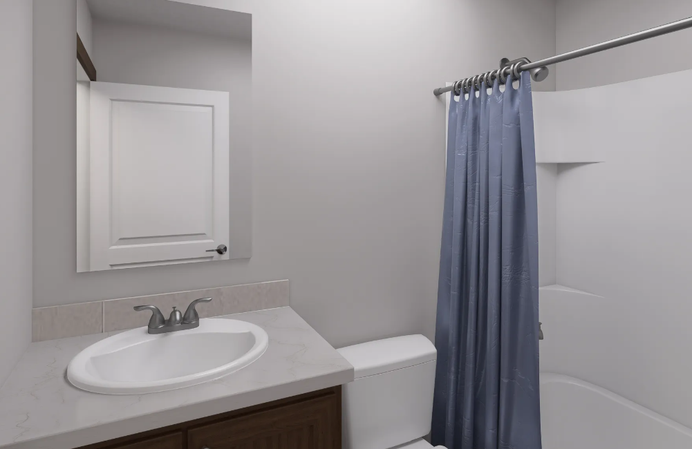 Apple Creek Mobile Home Community interior of model home for sale