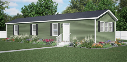 Rocky Glen Mobile Home Community exterior of home for sale