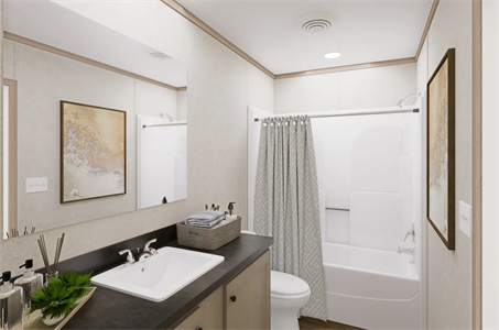 University Village Heights Mobile Home Community interior of home for sale